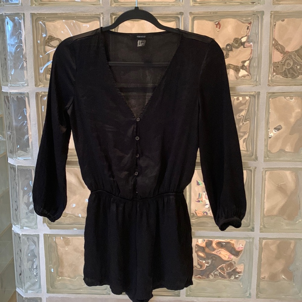 Forever 21 black romper